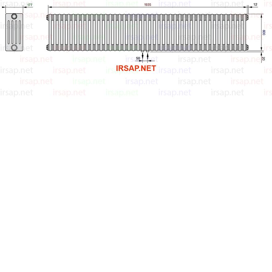 Радиатор IRSAP Tesi 50600/43 T50 CL 01
